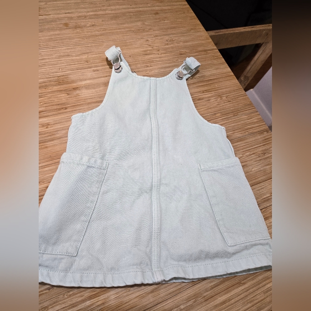 Zara Toddler Denim Overalls Dress Size 2-3t